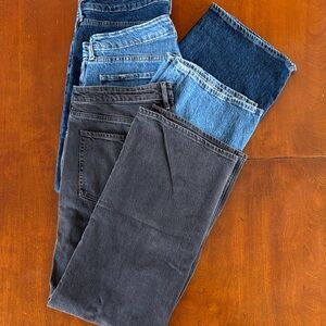 Old Navy Women's High Rise Jeans - Black, Blue, Dark Blue